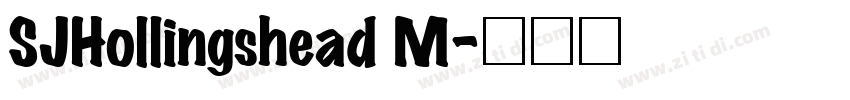 SJHollingshead M字体转换